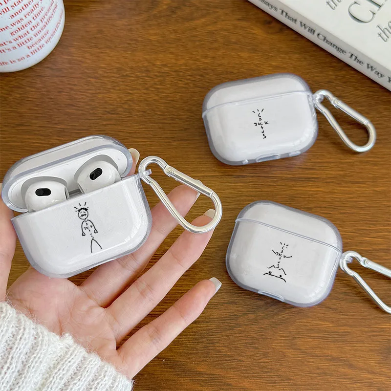 

Transparent Cases For AirPods Pro2 and Pro Cases Bluetooth Wireless Earphone Protective Cover For Airpods 1or2 3 4 TPU Soft Case