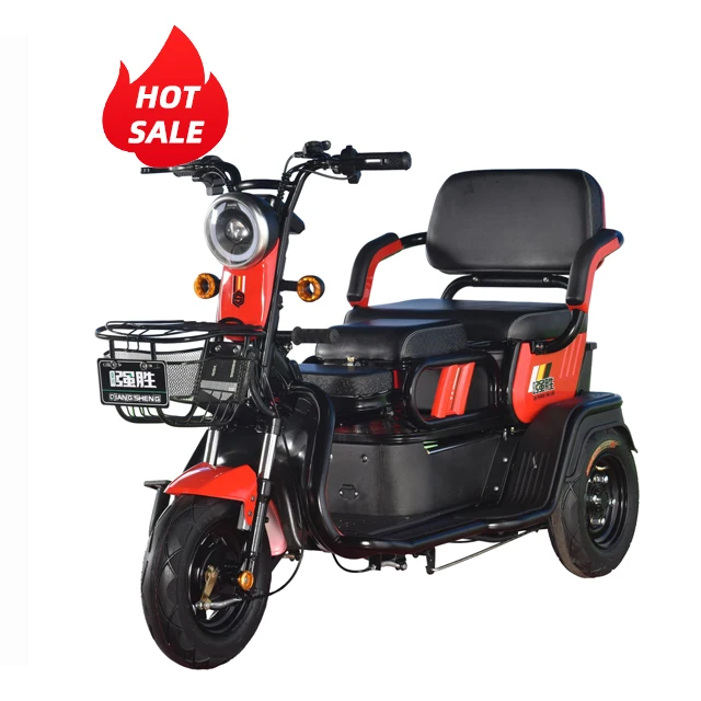 QSD Wholesale Open Body Electric Tricycle Hot Style Mobility Scooter for Elderly Adults 3 Wheeler Passenger Triciclo