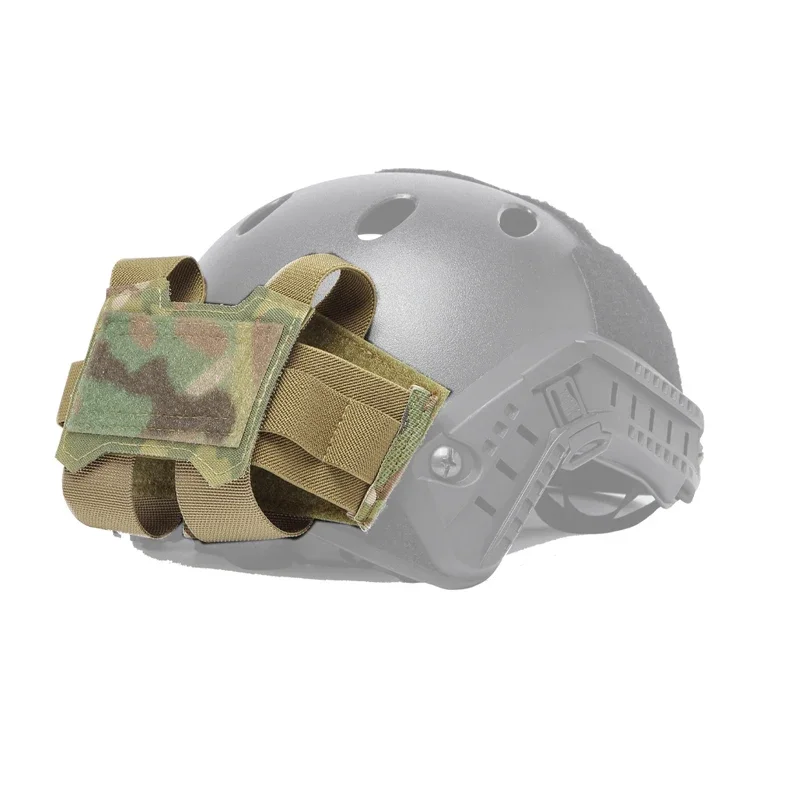 Tactical Helmet Battery Pouch Airsoft FAST Helmet Cover Pouch Hunting Helmet Removable Counterweight Rear Bag Gear