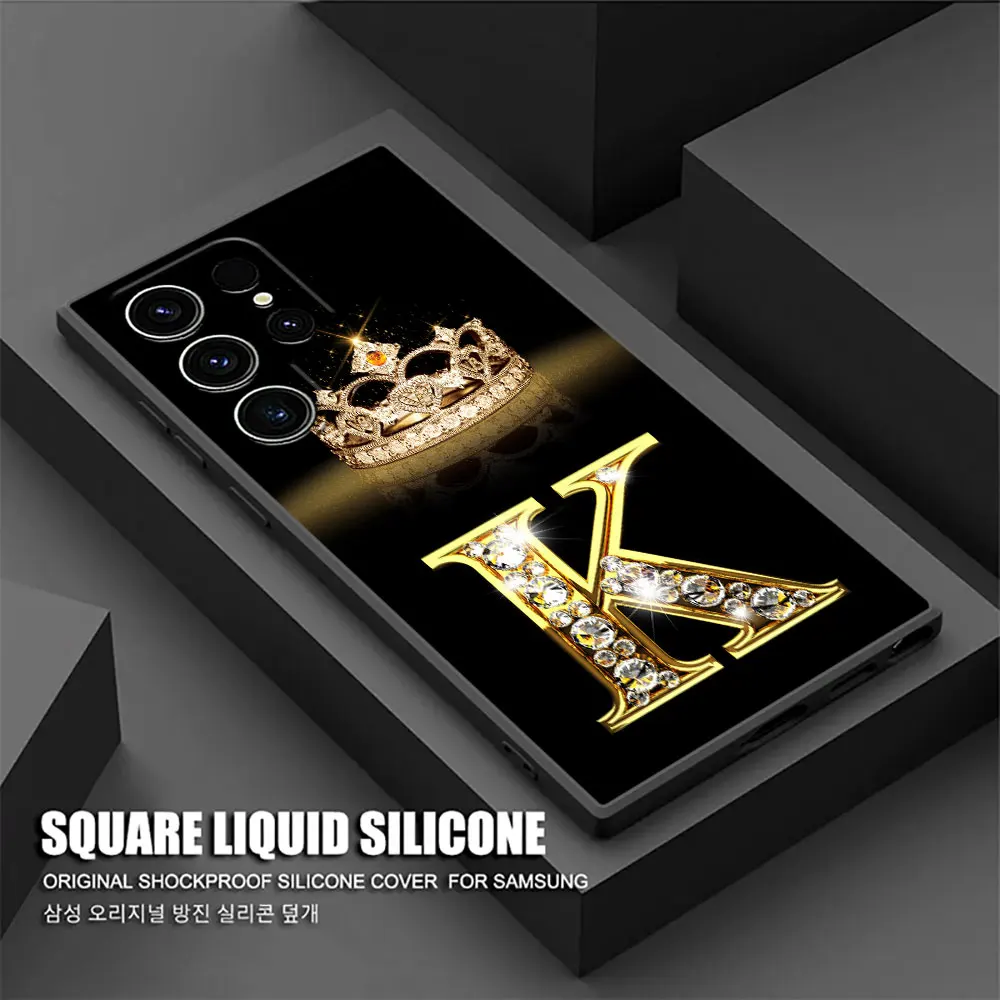 رسالة M L E T K J I U S25 الترا حافظة لهاتف سامسونج جالاكسي S25 S24 S23 S20 S21 FE S22 Ultra S10 S24 Plus 5G حافظة لينة غطاء الهاتف