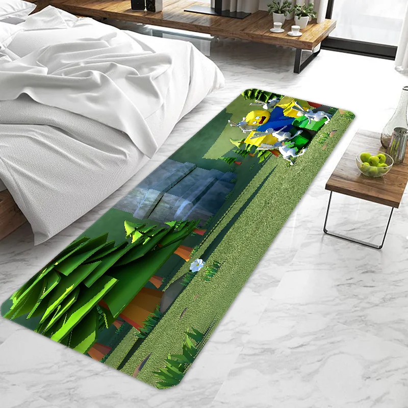 HOT 3D GAME R-ROBLOXES Door Mat Entrance Doormat Non-slip Washable Kitchen Carpet Living Room Hallway Rugs Bathroom Bath