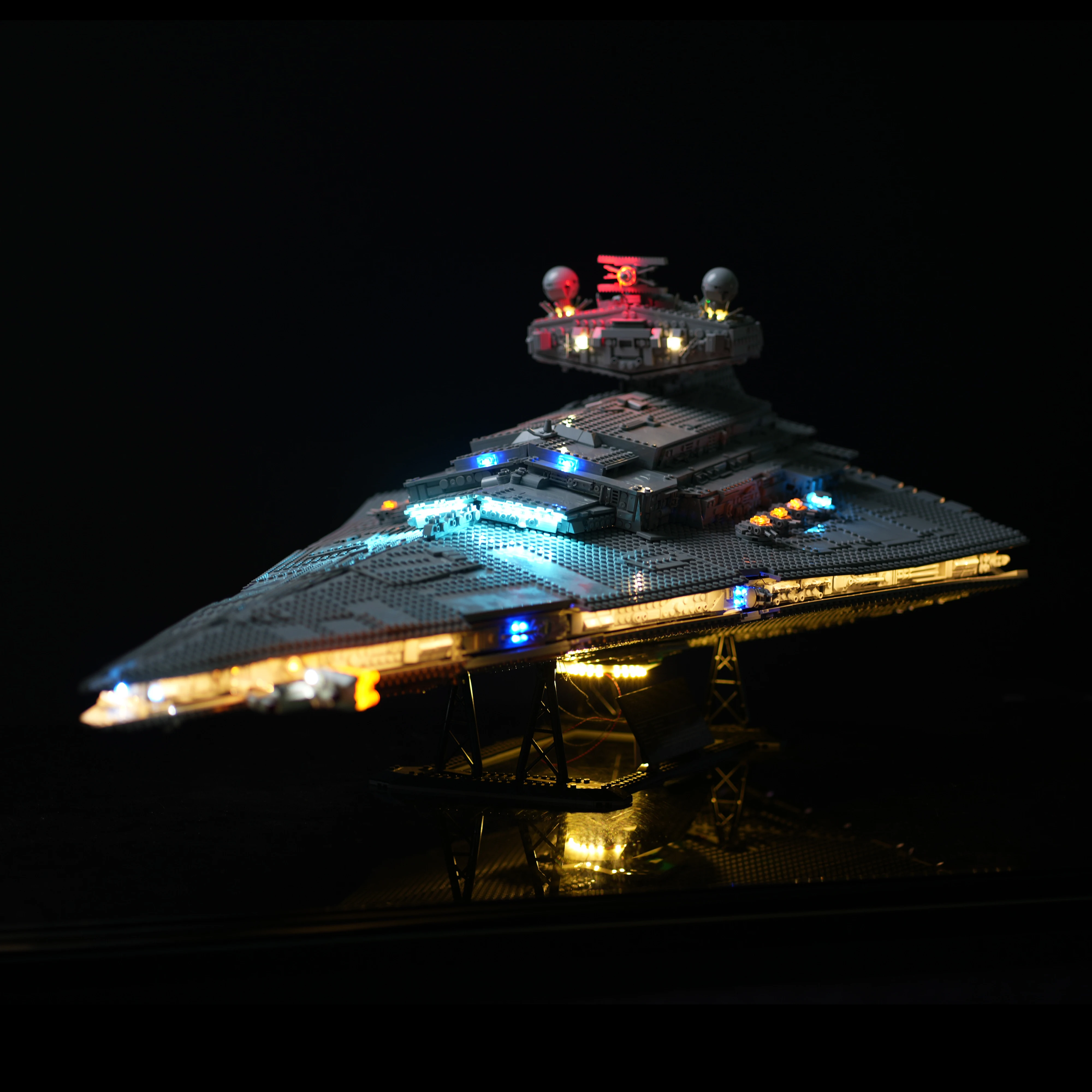 LED Light Kit for 75252 Imperial Destroyer Bricks Star Model Decorative DIY Light (No Model Included)