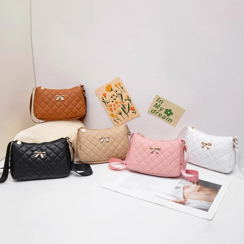 

Women Soft PU Ladies Single Shoulder Crossbody Bag Retro Handbag Fashion Design Girls Small Shoulder Bags