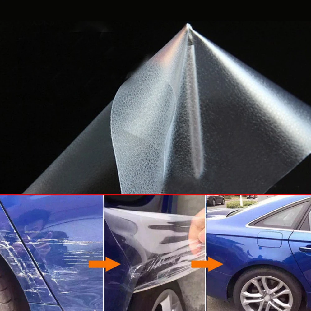 Car Polyurethane Clear Anti-Scratch Door Sill Edge Paint Protection Film Vinyl Sheet Anti Scratch Transparence Film 15cm*300cm