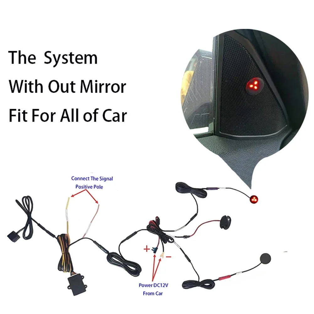 Blind Spot Monitoring Warning Long Range Detection Safety Driving Collision Alarm