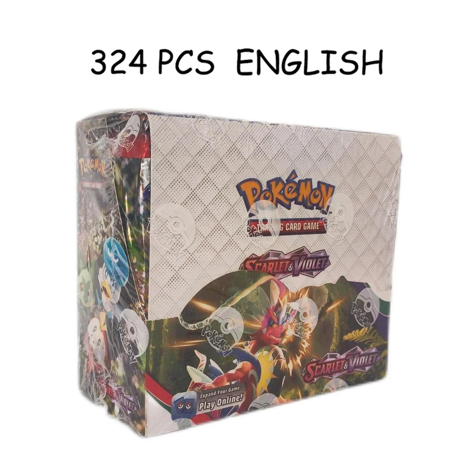 Pokémon Karten tcg: 324 Stück Obsidian Flammen scharlachrot & violett Booster Box 36er Pack Box seltene Booster Pack Sammler karte Spielzeug Geschenke