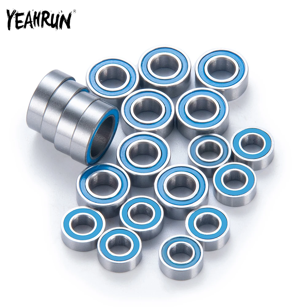 YEAHRUN Wheel Hub Bearings Kit For 1/8 Kyosho Double Dare USA-1 RC Car Upgrade Parts