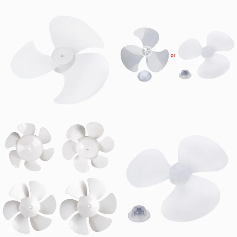 Big Wind 11/12/16inch Plastic Fan Blade 3 Leaves Stand/Table Fanner Accessories