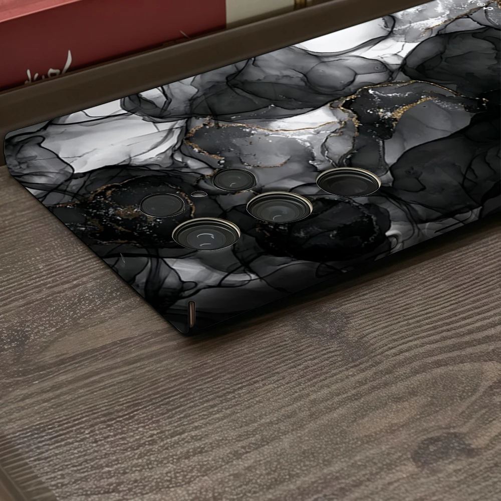 القوطية الحبر الذهب الفن قضية الهاتف لسامسونج غالاكسي S25 S24 S23 الترا زائد A35 A136 لامع HD الغلاف الصلب فيلم شل #3