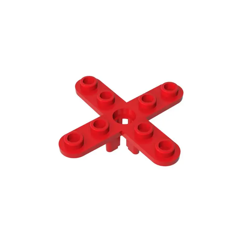 

Gobricks 1PCS 2479 Propeller 4 Blade Bricks 5 Diameter Parts with Rounded Ends Open Hub MOC Creative Toys Set Suitable Aircraft