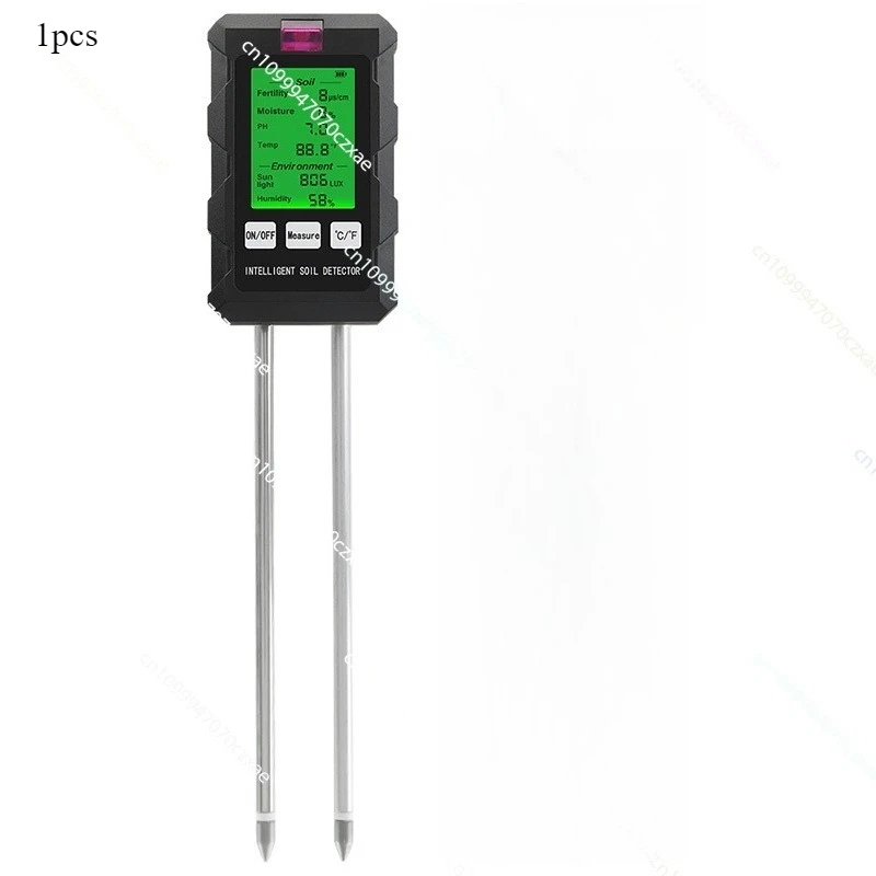 

Garden Soil PH/Fertility/Moisture/Light/Air Moisture/Temperature Multifunctional Soil Testing Tool