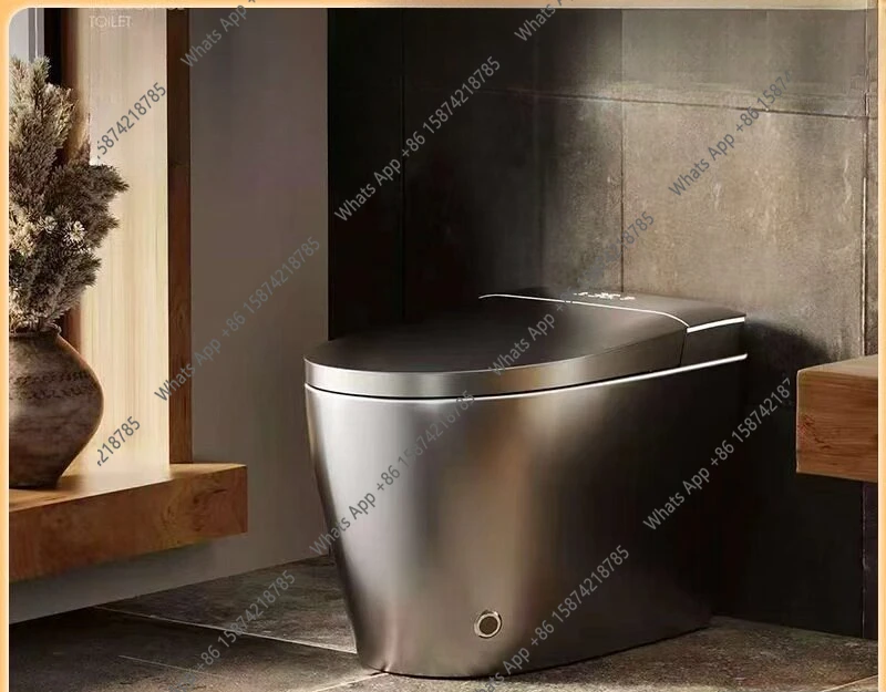 

Color new Chinese smart toilet integrated automatic no water pressure limit built-in foam shield siphon toilet