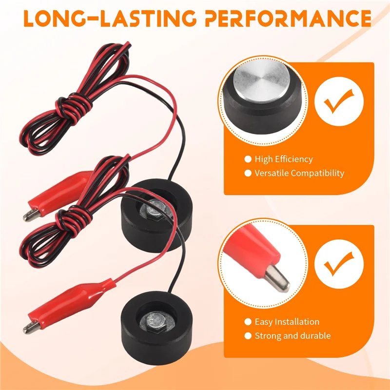 A26F-2Pcs CNC Z Axis Router Mill Zero Check Touch Plate Setting Probe Setting Probe Milling 35Mm CNC Engraving Machine Tools