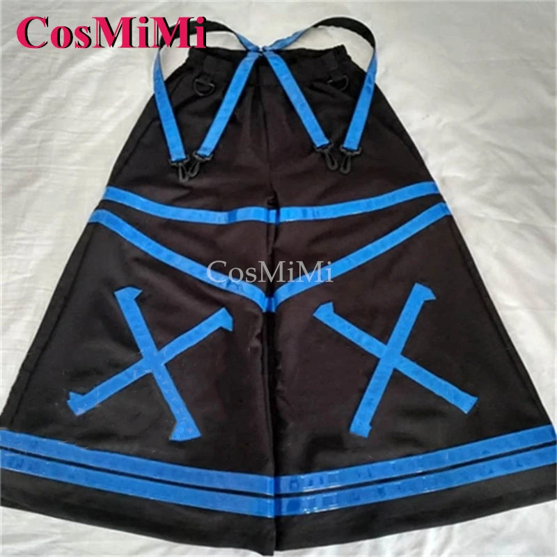 CosMiMi Doubles شوكة أنماط شبح الرقص السراويل ملبورن شفل فات السراويل جرس قيعان مشرق تأثير عاكس بنطلون جديد