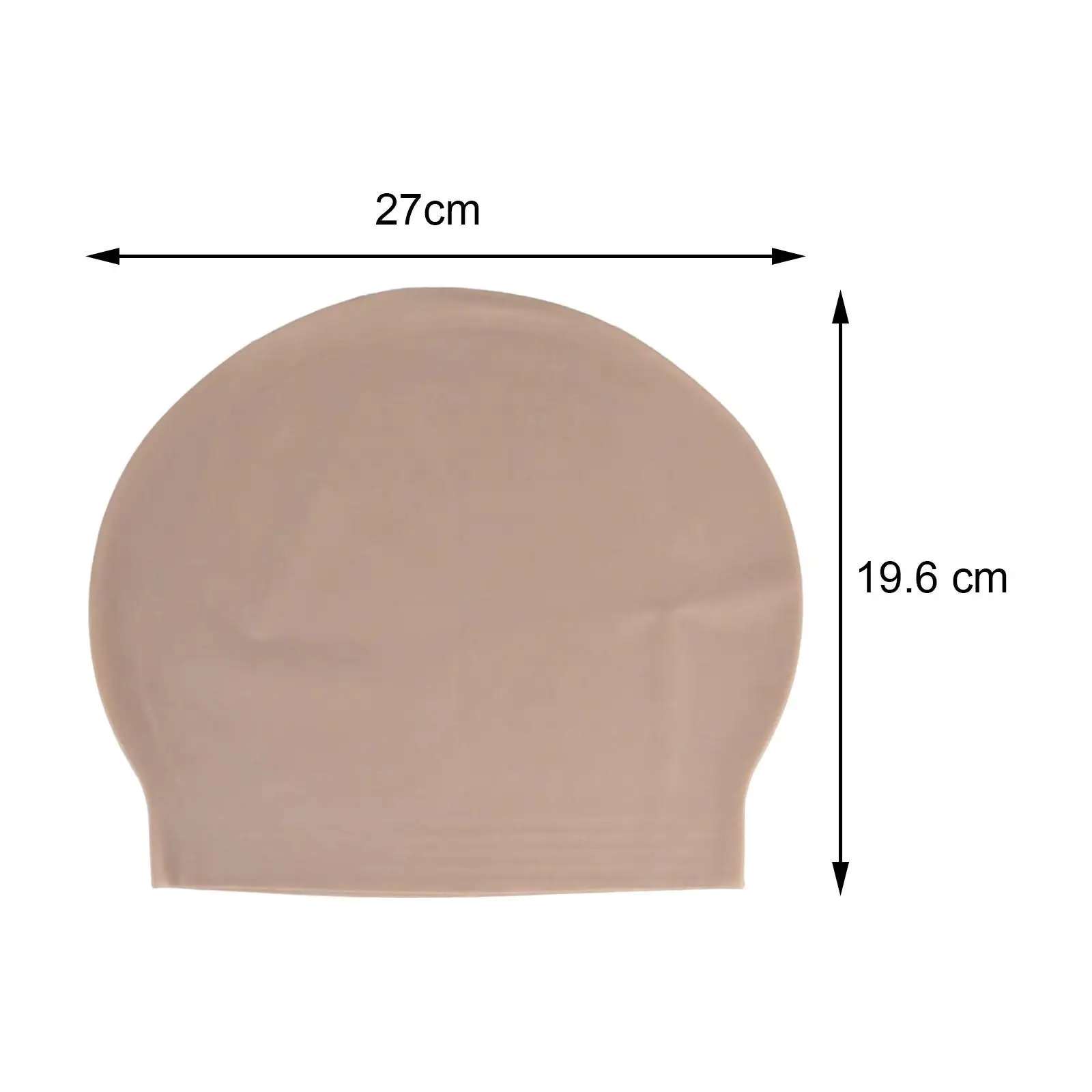 Gorro de cabeza calva falsa, Color café, gorro fino para cabeza, cómoda cubierta para el cuero cabelludo para Cosplay y eventos de baile