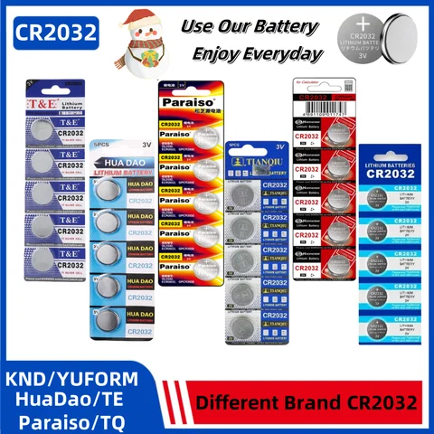 시계, 에어태그, 키링, 소형 전자기기용 CR2032 리튬 3V 코인 배터리