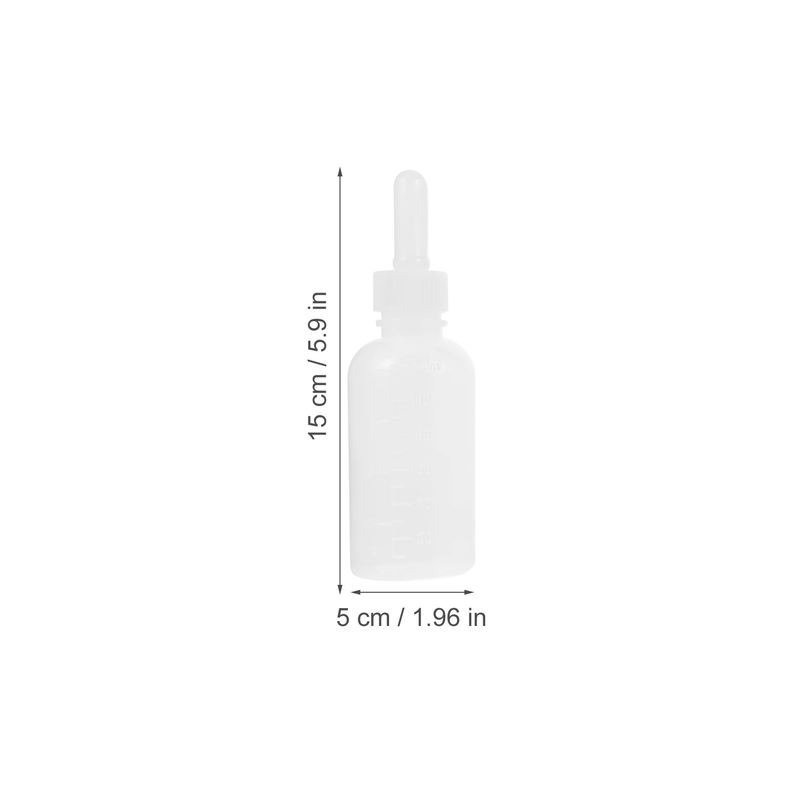 

4 Pcs Bottles Silicone Feeder Easy Nursing Tools for Puppies Kittens Baby Animals Food Control Design Bottle Cat