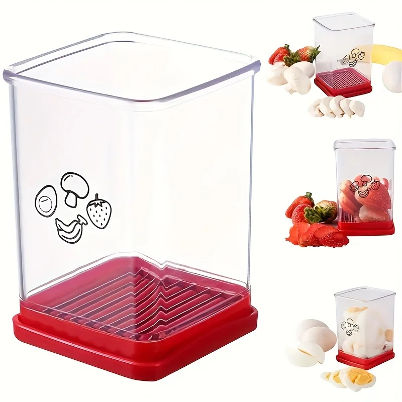 

Stainless Steel Vegetable Slicer Multi-Functional Household Fruit Vegetable Slicer Transparent Fruit Salad Making Machine