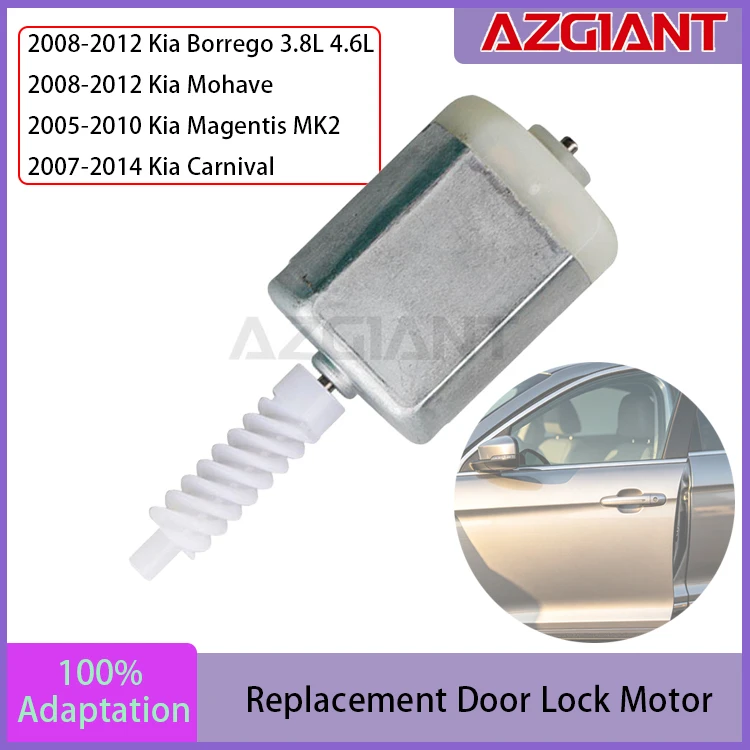 AZGIANT 12V Power Door Lock Actuator Motor for Kia Borrego Mohave Magentis Carnival easy Installation Car Door Lock Repair Parts