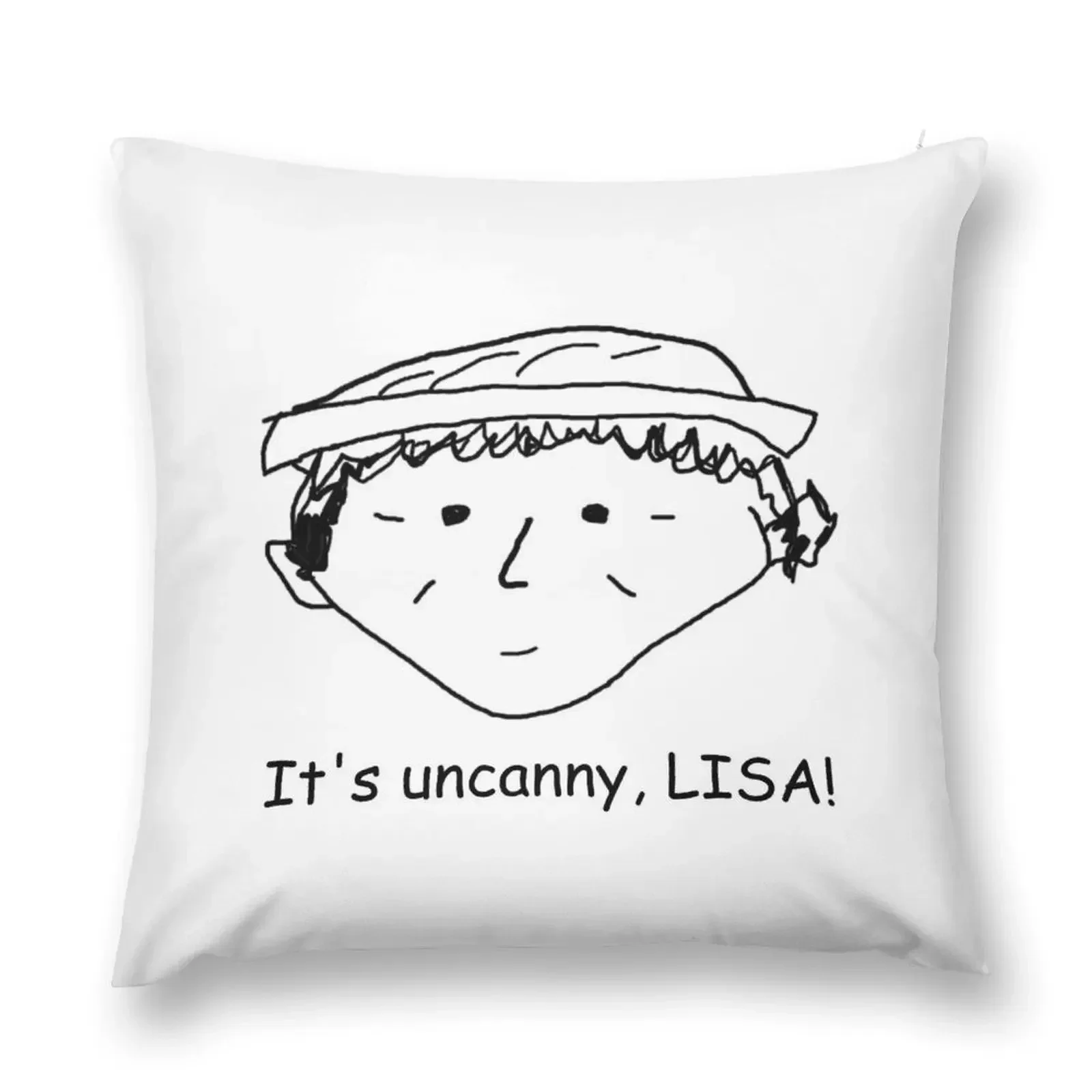 ITS UNCANNY LISA Throw Pillow Christmas Pillows Plaid Sofa luxury decor Christmas Pillow Cases pillow