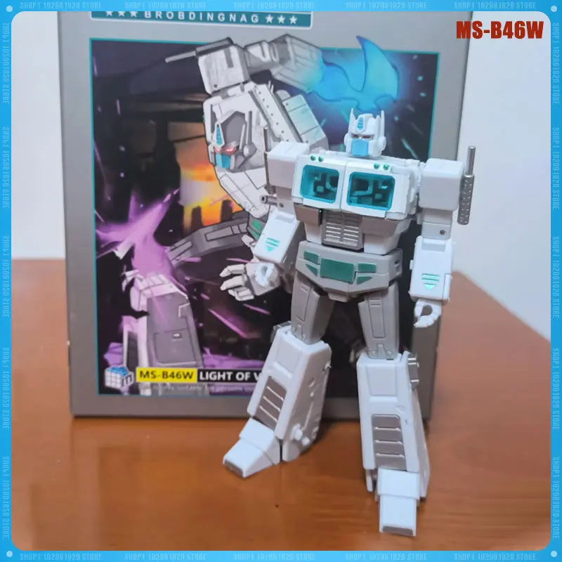 

В наличии Робот-трансформер Игрушки Волшебная квадратная игрушка MS-B46W MSB46W Свет победы OP. G1 2.0 Белая версия игрушки-фигурки