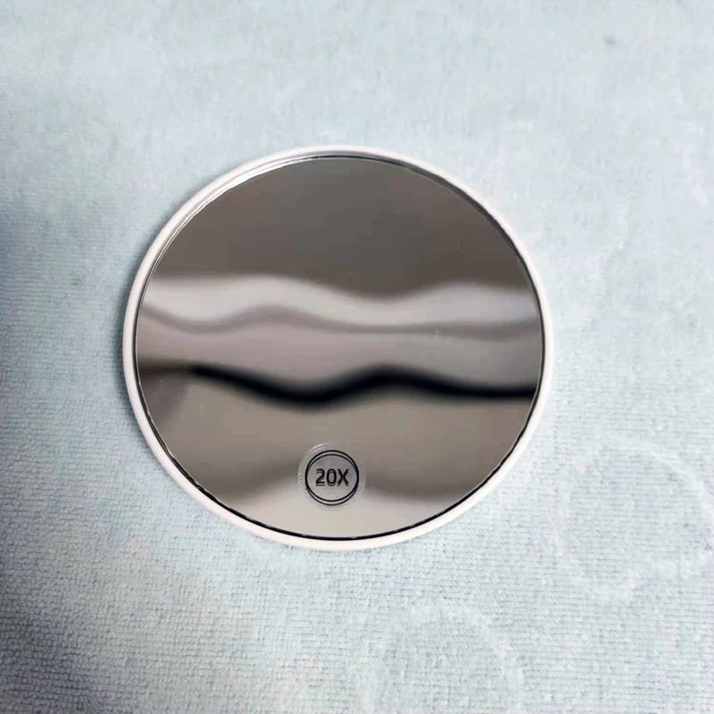 Anti-Fog Magnifying Makeup Mirror Suction Cup Vanity Mirror 20X Handheld Magnifying Makeup Mirror With Handle