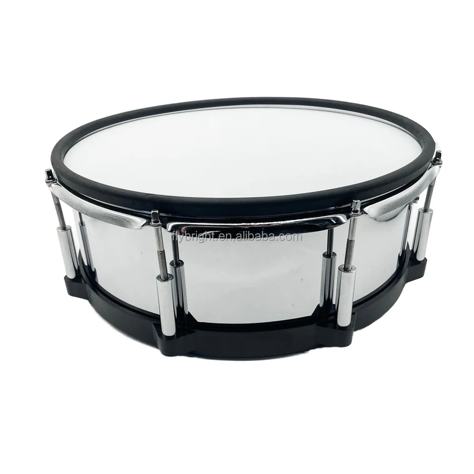 10 / 12 / 14 Inch Musical Instrument Electronic Electric Snare Tom Drums Set Kit Snare with Dual Zone  6 Point Trigger Plate