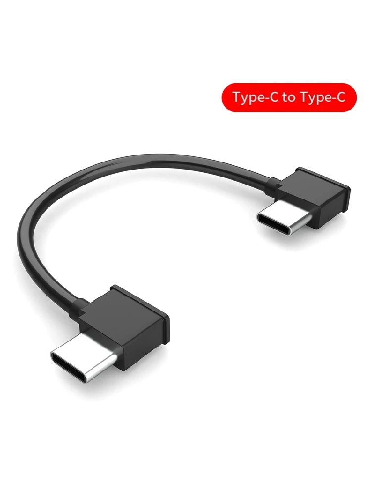 Kabel USB-C do Type-C kątowy 15 cm do DJI Mavic Air 2 Mini 2, do transmisji danych i ładowania — zdjęcie produktu 7
