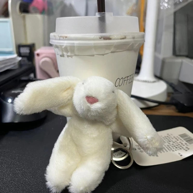 Cute Cartoon Rabbit Keychain Women\'s Bag Wallet Purse Pendant Charm Fun and Unique Accessory for Phone Bags and Keys