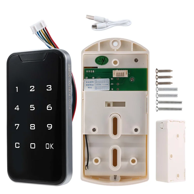 

News Electronic Smart Digital Electronic Door Lock Fingerprint Press Password Keyless Keypad