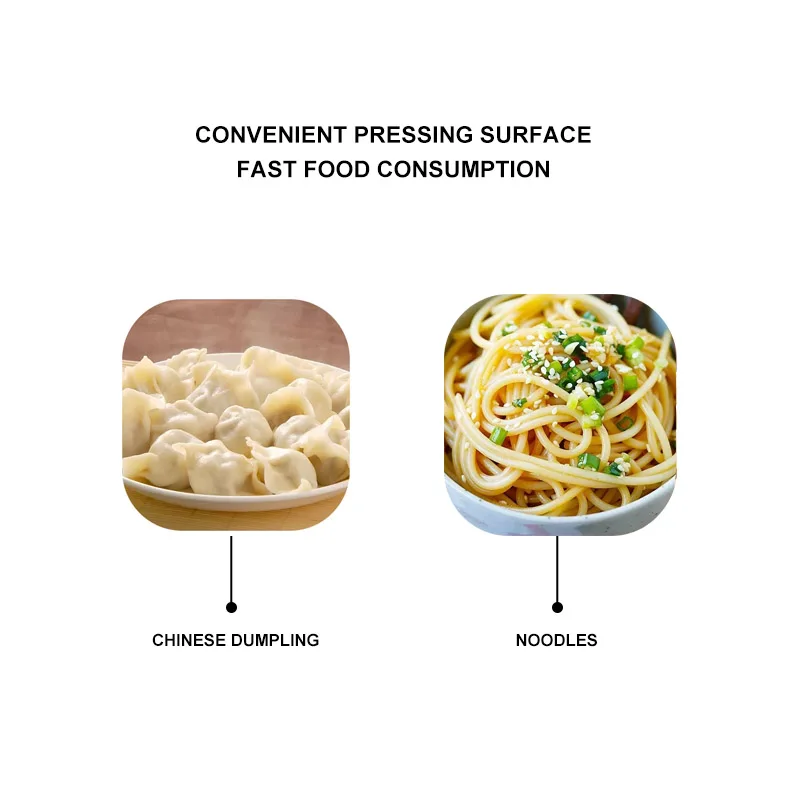 Manual Noodle Maker Machine Stainless Steel Hand Crank Pasta MakerWith Noodle Cutter Integrated Design for Dumpling Wrapper Home
