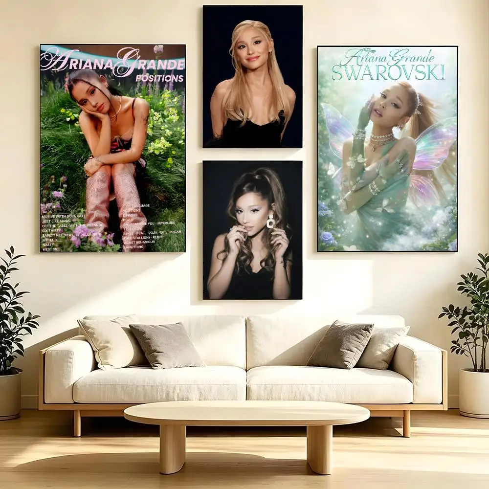 Singer Ariana Grande Poster Poster High Quality Wall Art for Home Office Bedroom Living Room Perfect