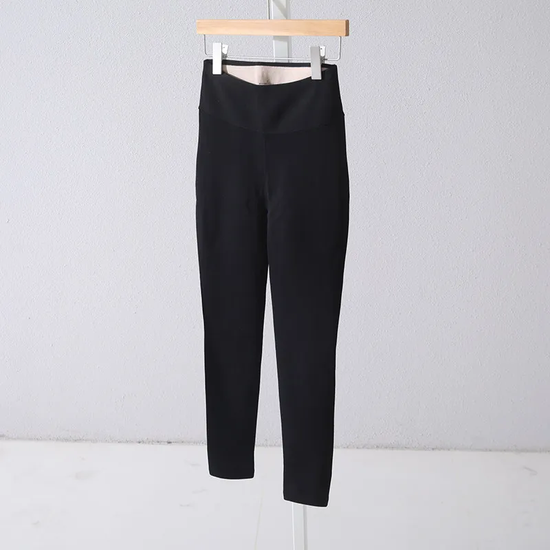 

Теплые флисовые леггинсы для йоги, женские утягивающие брюки-капри с высокой талией, длинные брюки для повседневной носки