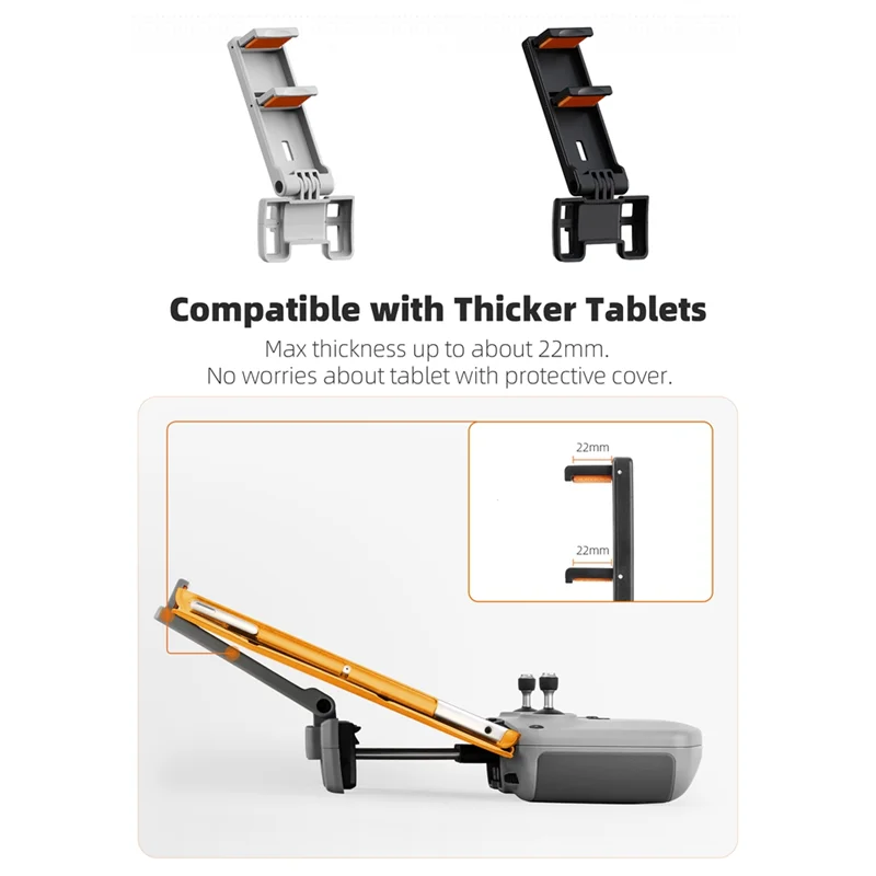 SUNNYLIFE Folding Tablet Holder For DJI NEO/Mini4 Pro/AIR 3S Disassembly-Free Phone Tablet Holder For RC-N3/2/1 Remote Control B