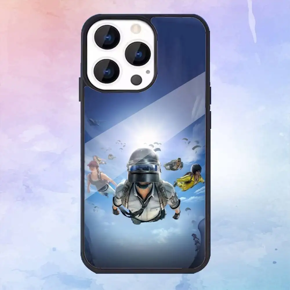 P-PUBG Game Battegrounds  Phone Case For iPhone17,16,15,14,13,12,11 Plus,Pro Max Magnetic For Magsafe Wireless Charging
