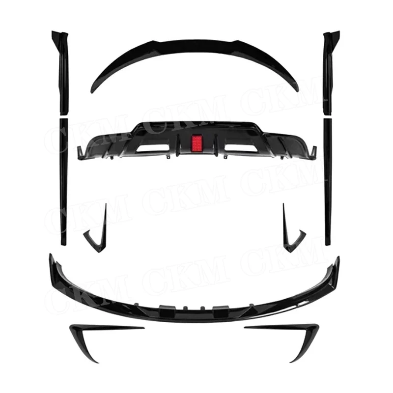

Dry Carbon Fiber Front Bumper Lip Chin Spoiler 992 2019-2023 Exterior Parts