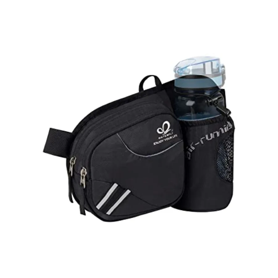 Fanny Pack Waist Bag: Waist Pack for Women Men with Water Bottle Holder Hiking Fanny Pack for Running Walking DogWalking Travel