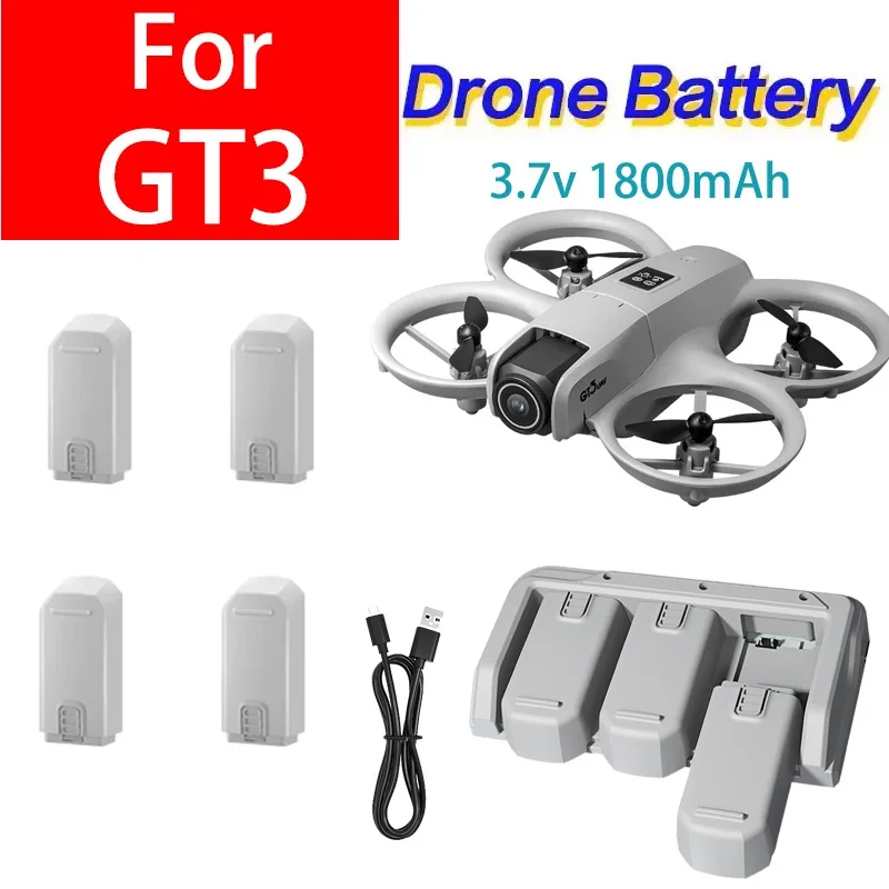 GT3 Drone Battery Original 3.7V 1800mAh with Charging Manager Battery for GT3max Drone Wholesale