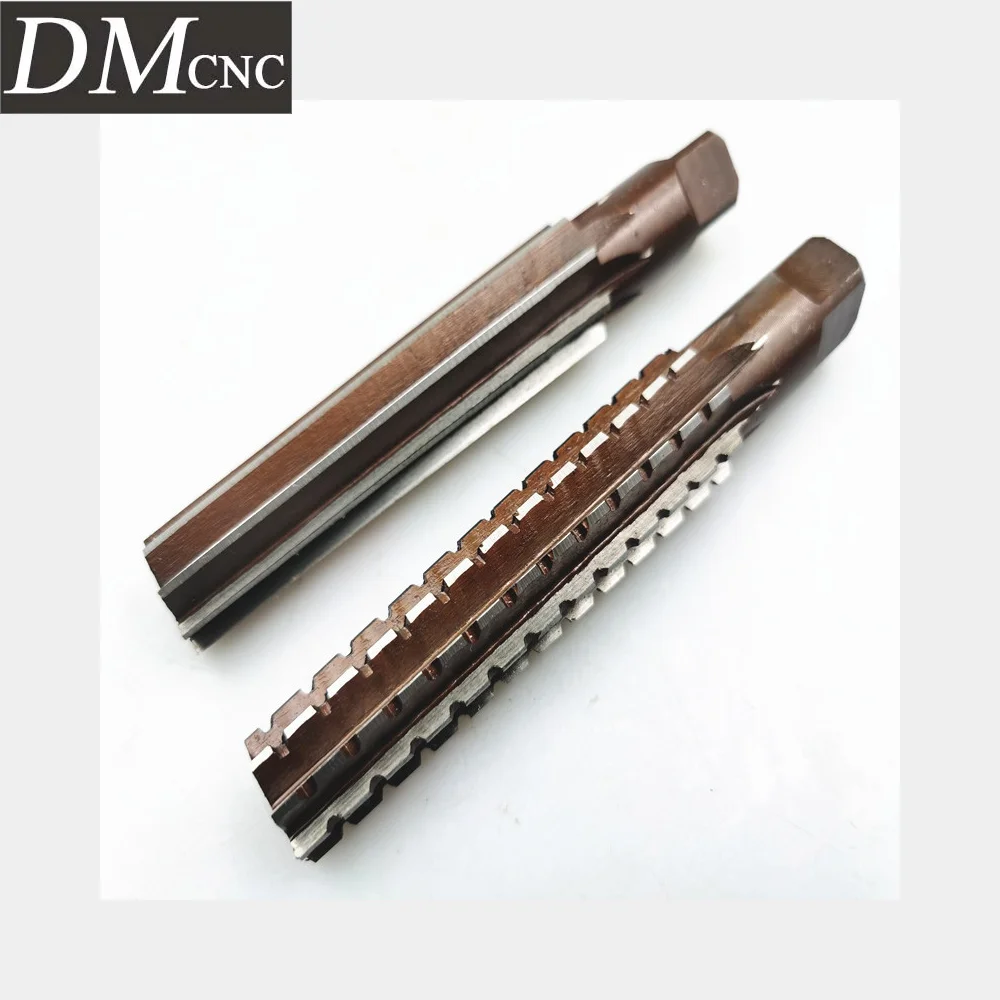 Set Reamer Shank Presisi Tinggi — 2 buah Reamer Shank Lurus (Halus & Kasar) untuk Kayu & Logam