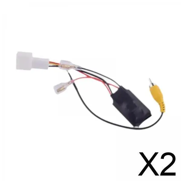 

Car Rear Camera Cable Connector 4 Pin Retention Wiring Harness Adapter Premium Plastic Metal for Toyota Vehicles