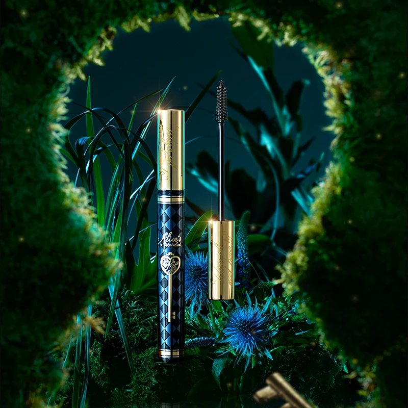 ZEESEA Alice Mascara Primer Curl Mascara noir imperméable Mascara cils, Mascara imperméable noir Volume et allongement