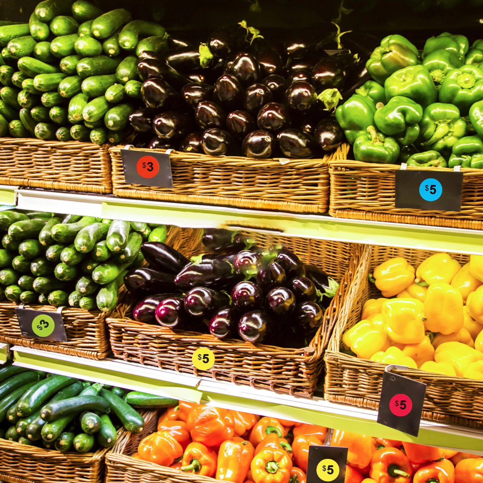 ملصقات تسمية الأسعار عدد واضح ملصقات بيع المرآب لمتجر البيع بالتجزئة سوبر ماركت الأعمال الصغيرة ساحة بيع الإمدادات