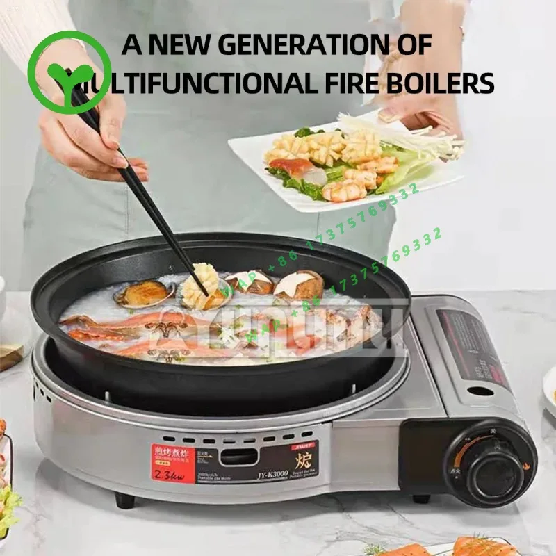 【2026】Camping Portable Stove Furnace Outdoor Grill Cooker Travel Barbecue Cooking Tool Household Hot Pot Fried Stove