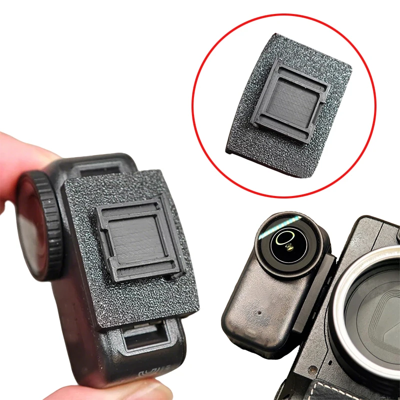 1PC For DJI Osmo Nano Cold Shoe Mount Magnetic Quick-Release Base Compatible with Ricoh Camera Vlogging Shooting Setup Accessory