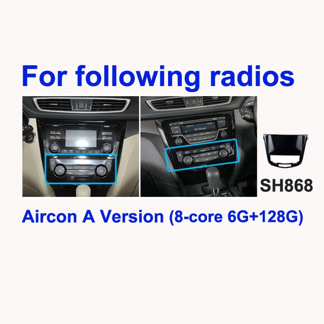 SINOSMART 8-Core A7870 Android GPS for Nissan Qashqai J11 X-Trail T32 Rogue 2014–2021 with OEM NAV Support BOSE 360 Camera image 3