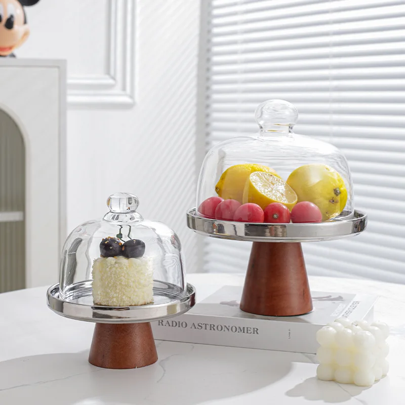 Ceramic Fruit Plate High-legged Cake Stand Tray for Tea Table Sample Dessert Display Vegetables And Fruits