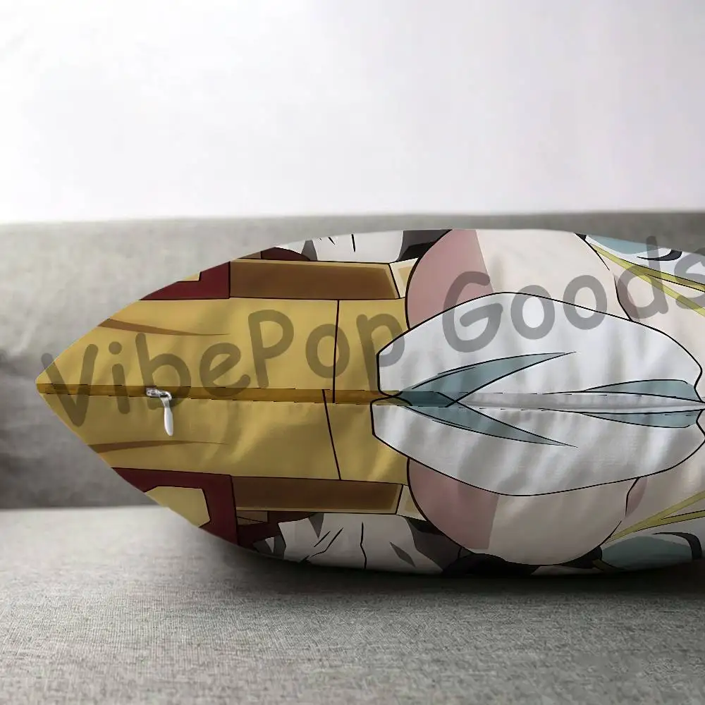 Albedo Ainz Ooal Gown O-Overlord Print Cushion Cover Aesthetic Bedroom Decor 30x30 65x65 40x40 45x45 50x50 cm