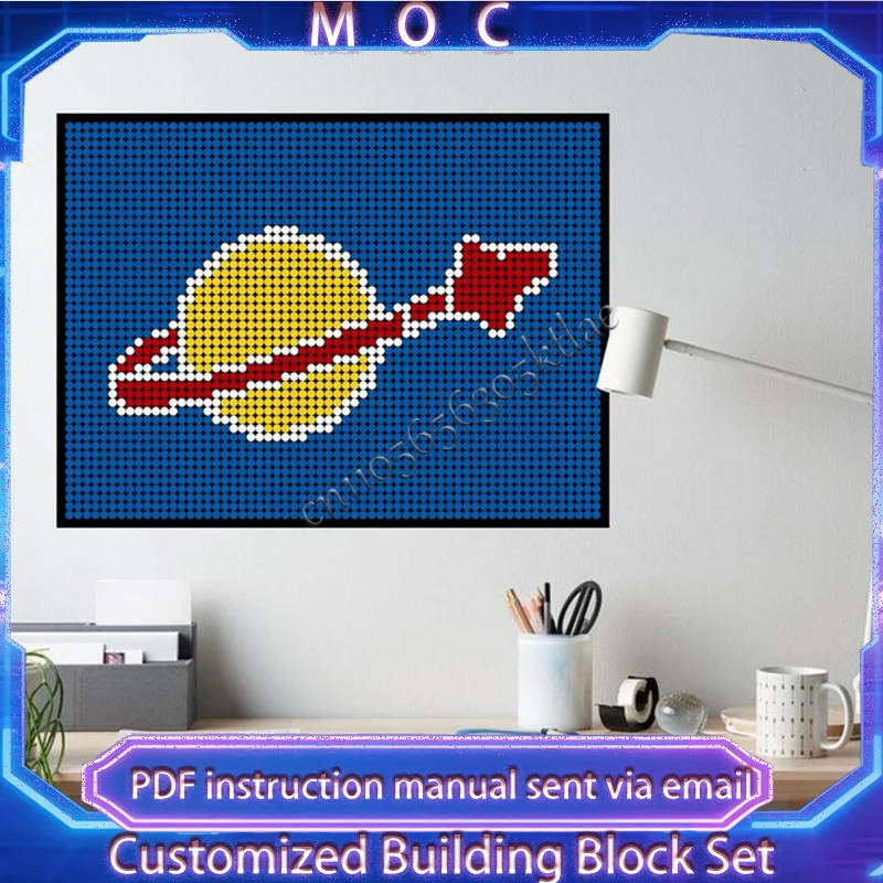 

3146 PCS Customize Assembly Puzzle Famous Art Classic Space 64 x 48 MOC Building Block Model Children Diy Assembly Toy Xmas Gift