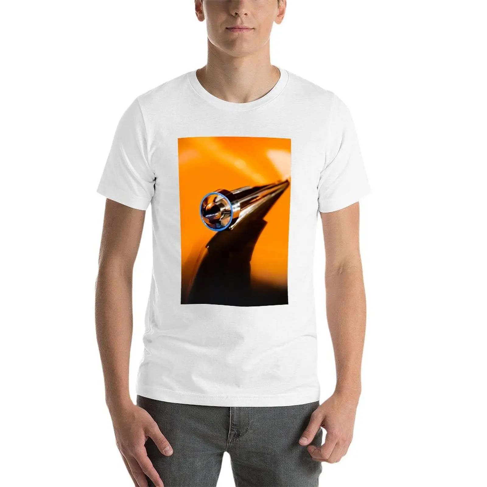 قمصان قطنية شاحنة القطن تي هود زخرفة رجل رجل التي شيرت 100% قميص 1951 -1013c القطن S تي شيرت تي بيك اب الثقيلة ل #4