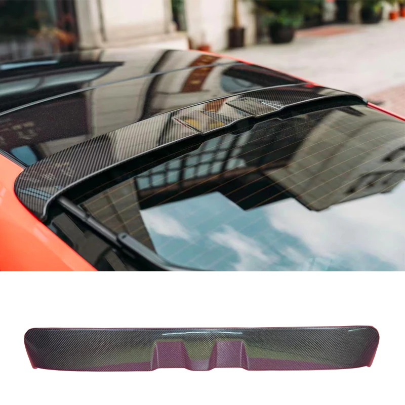 

For Porsche 2018 - 2022 Carrera 992 top Spoiler Car Styling Carbon Fiber Roof Spoiler Trunk Boot Wing 992 Carbon Fiber Spoiler